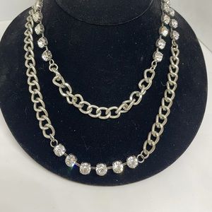 Jewel Kade 19” necklace with rhinestones